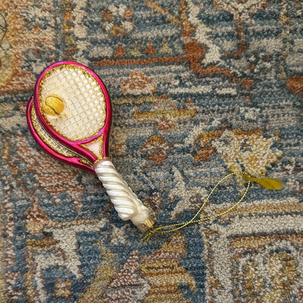 Free People Tennis Racquet Ornament